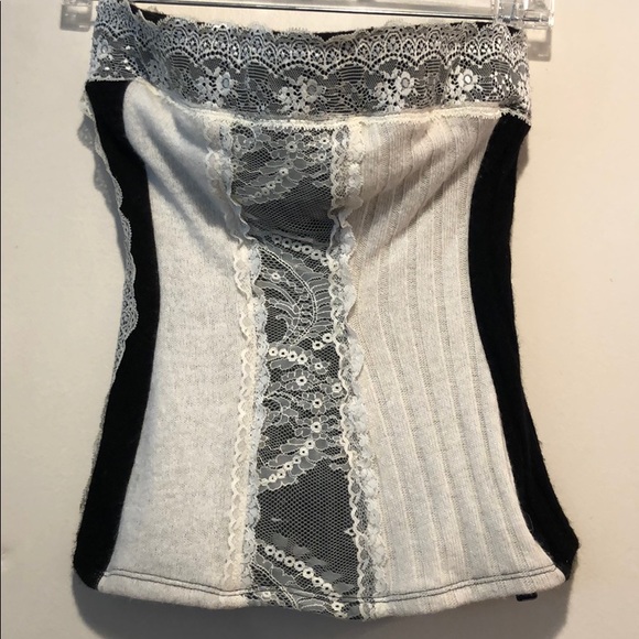 Notice Tops - NWT Notice cashmere/wool blend bustier size 6